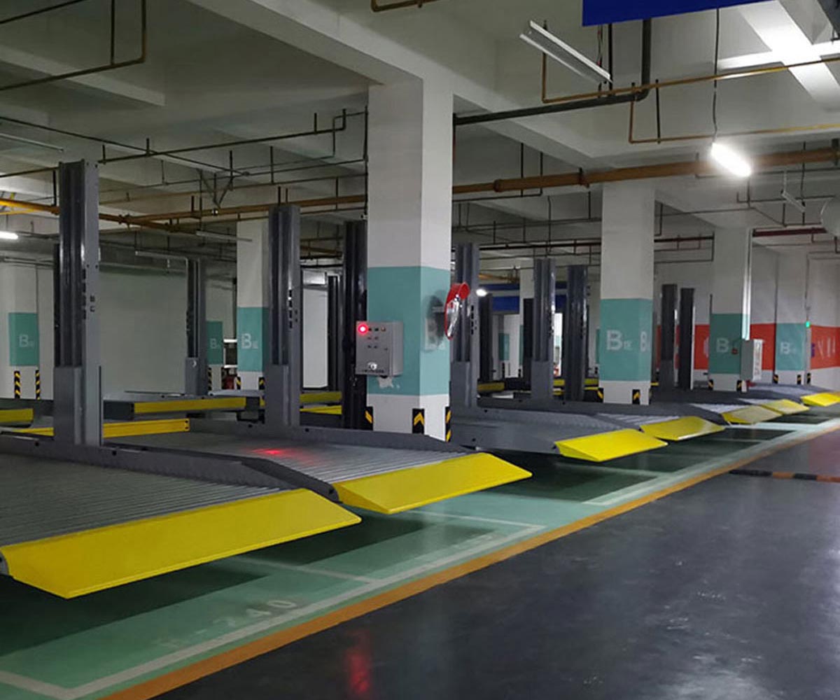 射洪二層升降平移停車立體車庫出租