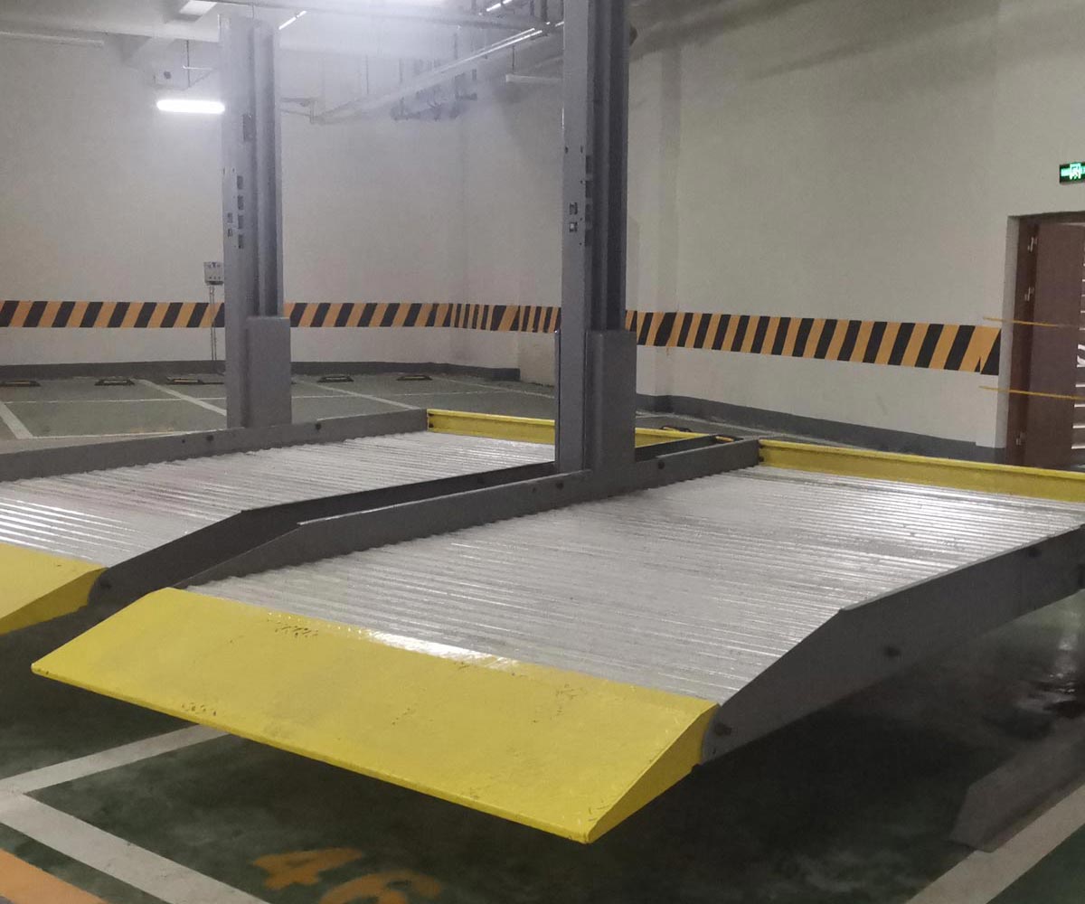 白玉2層簡易升降機械立體車庫過規(guī)劃