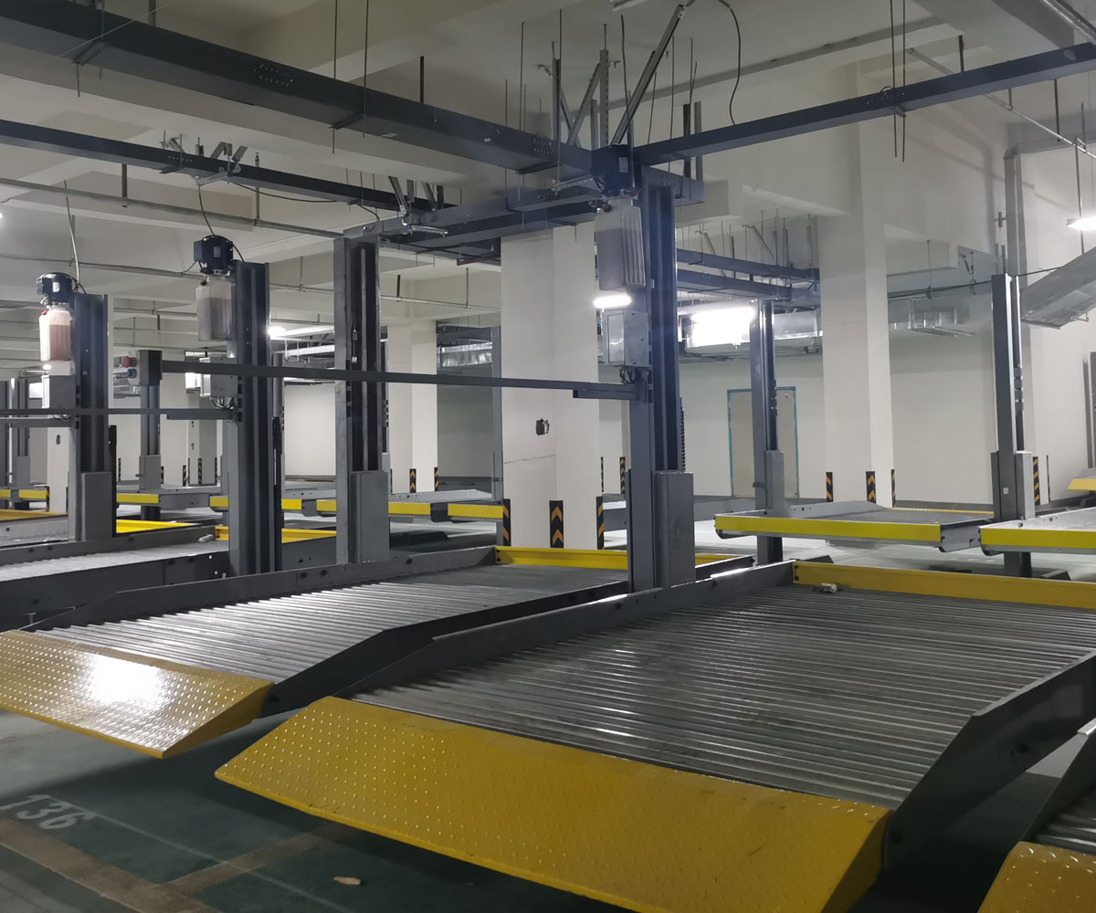 游仙左右橫移機械立體車庫改造