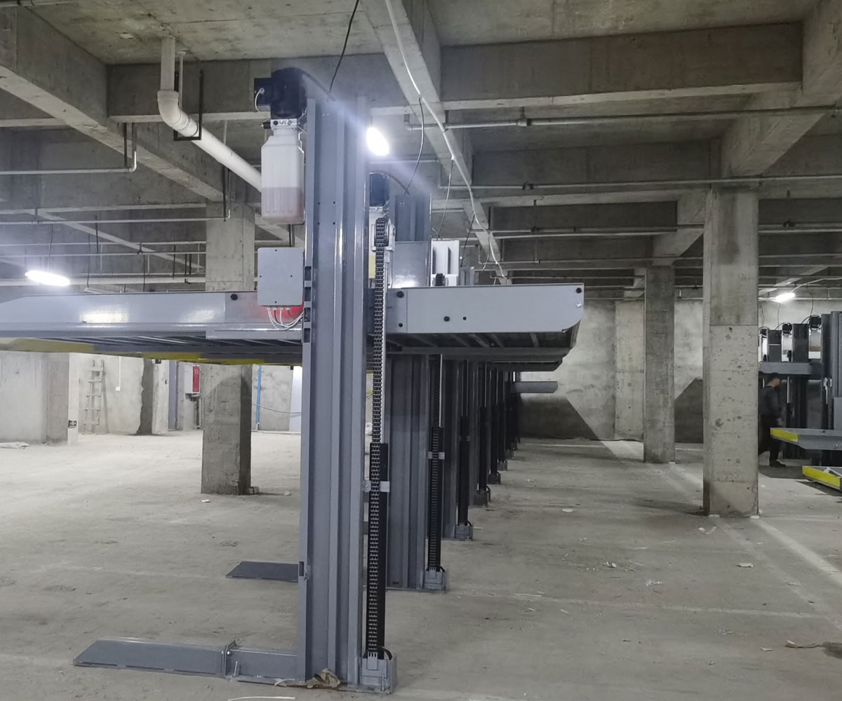 稻城2層升降式機(jī)械式立體車庫(kù)出租
