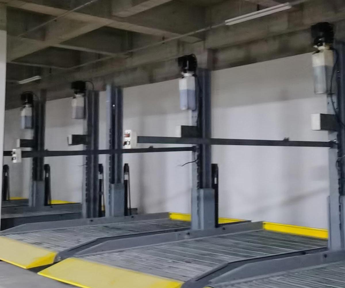游仙兩層升降立體停車庫回收