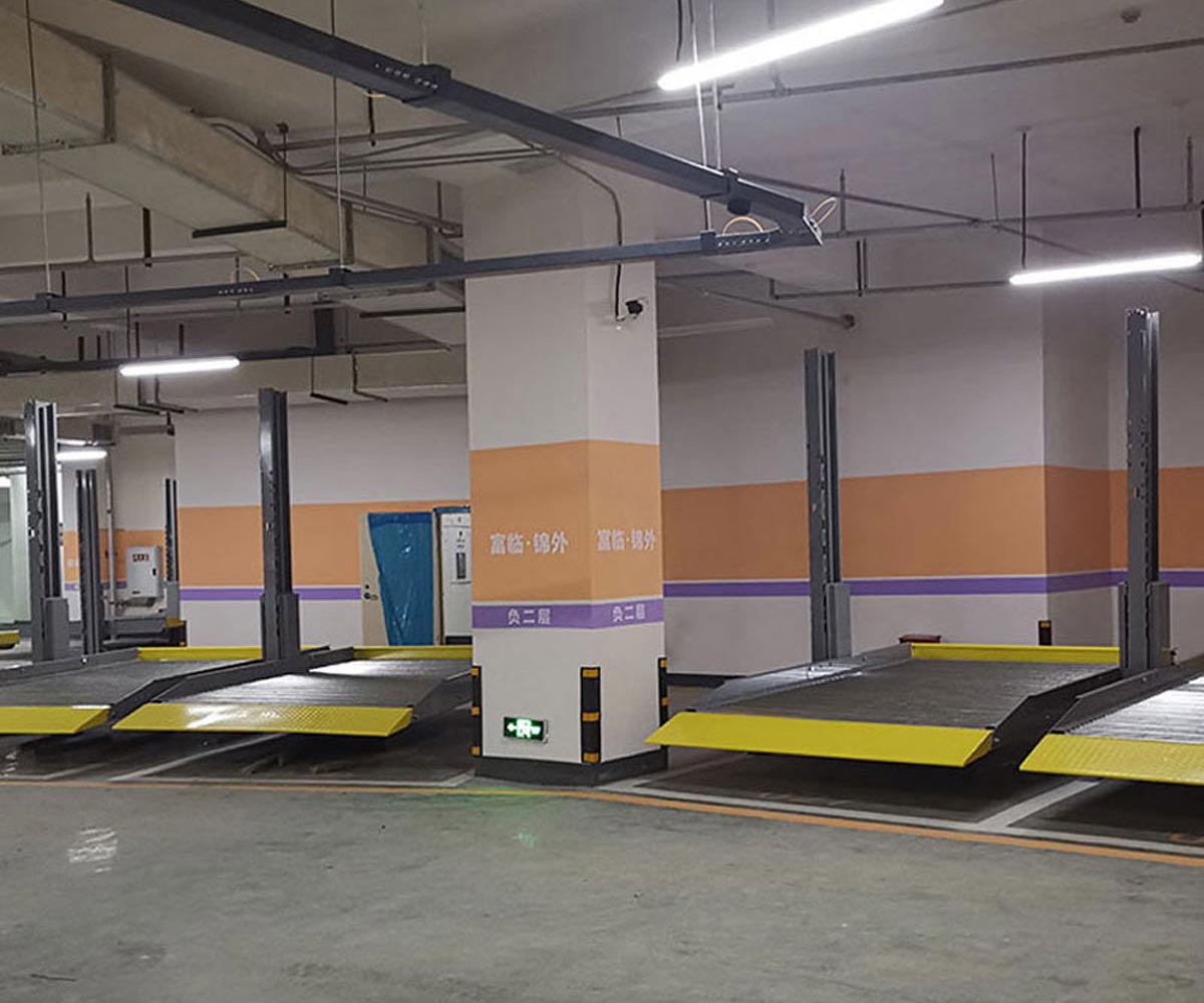 夾江PSH升降平移式機(jī)械車庫改造