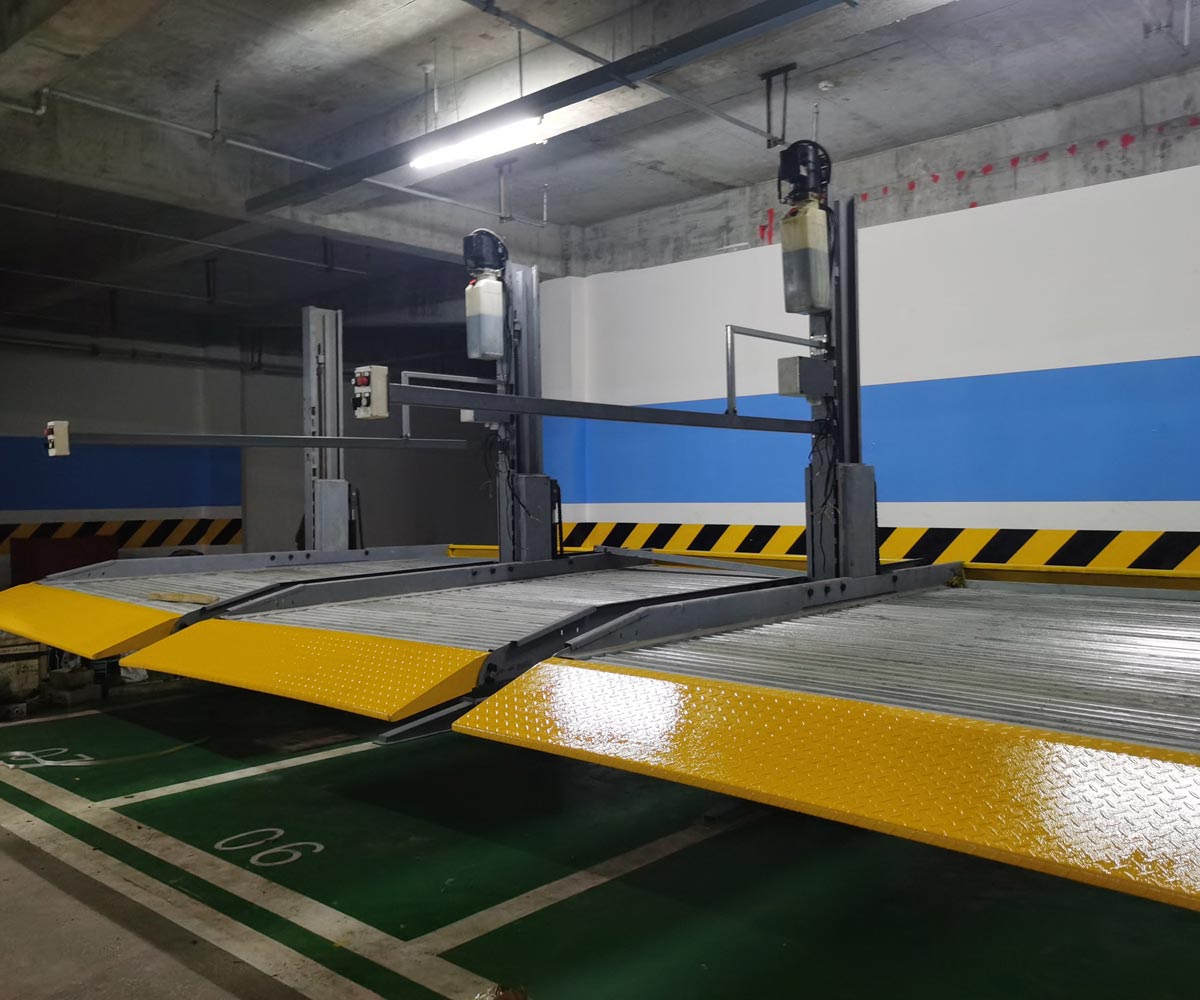 游仙雙層簡易升降類停車立體車庫