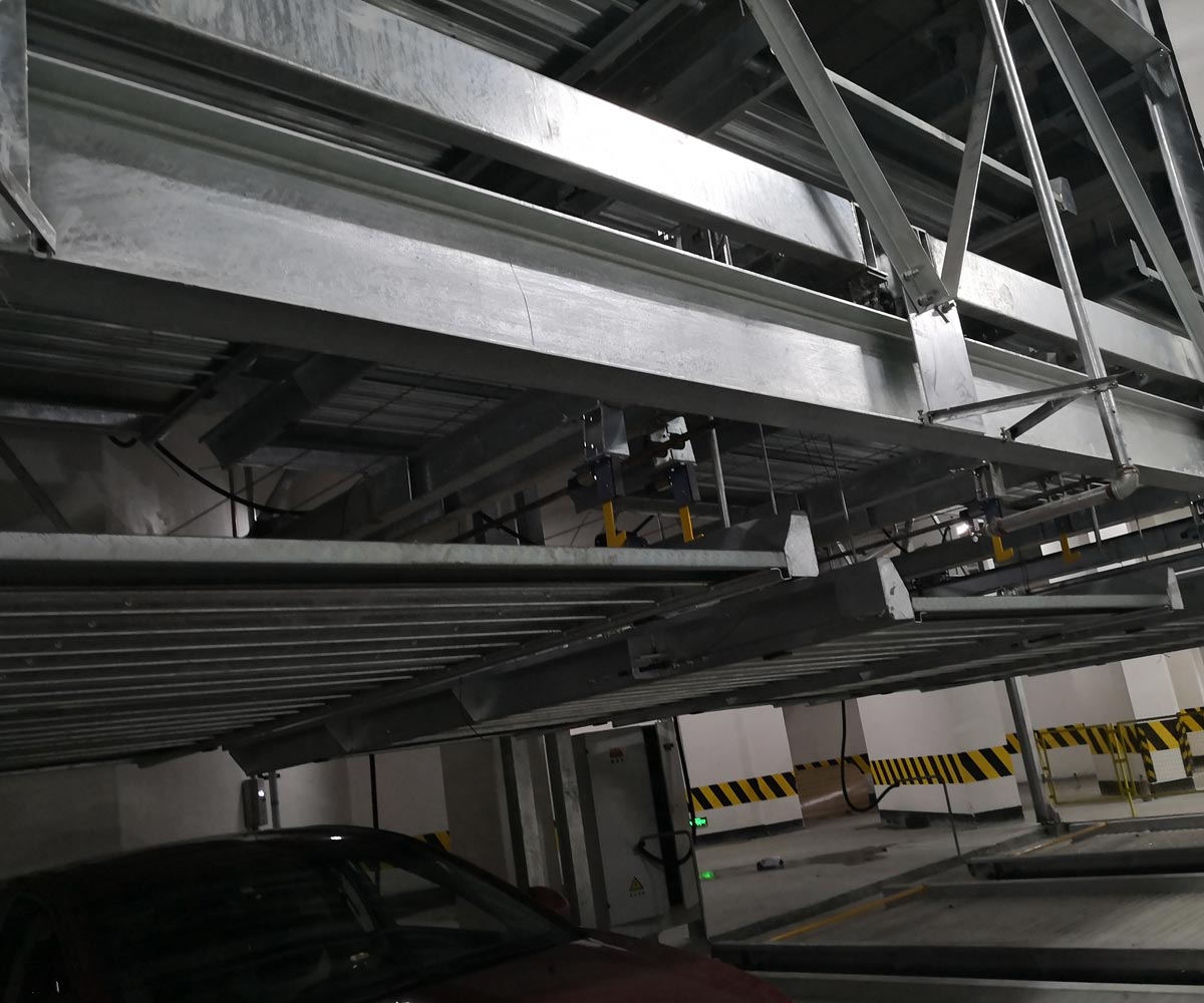 威遠負一正一地坑PSH2D1二層升降橫移機械式立體停車設備